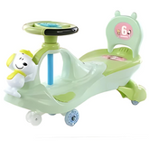 Children Swing Car With Pedal Doll Wiggle Baby Twist Car